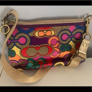 Coach limited edition poppy groovy crossbody bag